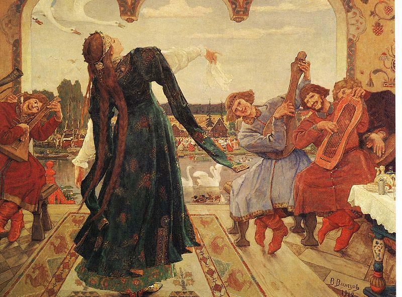 Viktor Vasnetsov Frog Tsarevna. oil painting picture